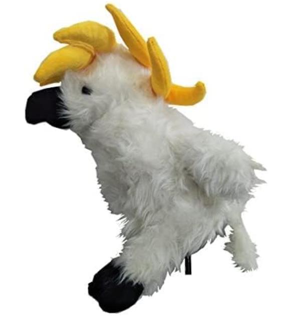Animal Golf Head Cover Parrot - 460cc Golf Club Cover for Golf Drivers